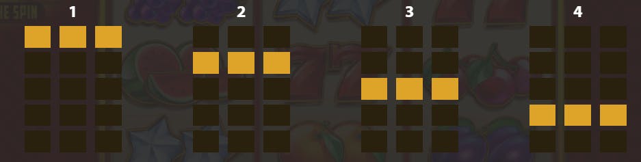 3x5 Hold the Spin linee di pagamento 1