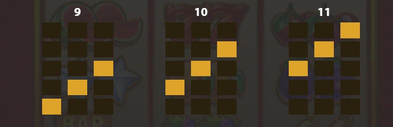 3x5 Hold the Spin linee di pagamento 3