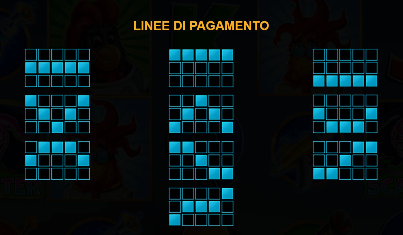 Ricko Galactico linee di pagamento